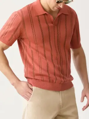 Men's Classic Collared Short Sleeve Polo Shirt